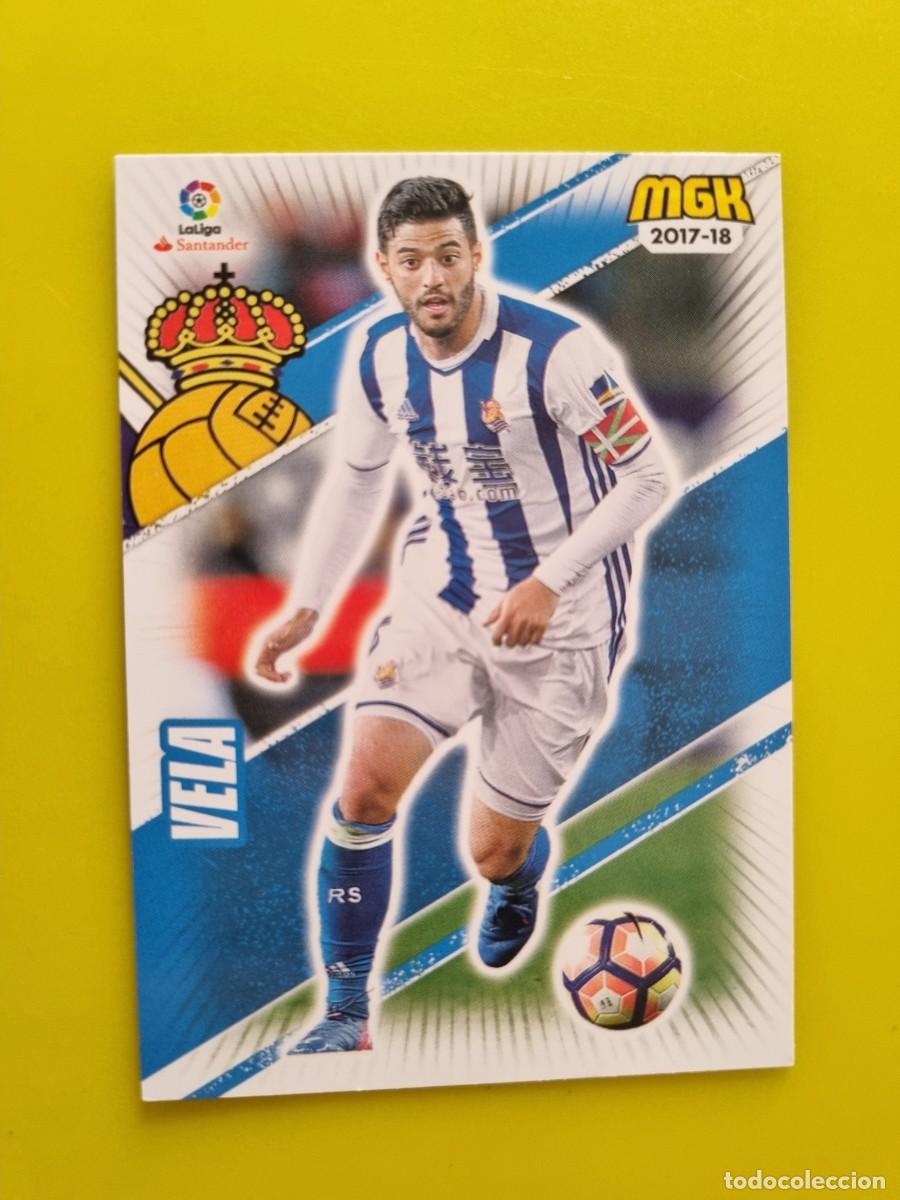 Fu&szlig;ball-Sticker: CROMO FUTBOL MEGACRACKS 447 VELA REAL SOCIEDAD 17 18 2017 2018 AR1026