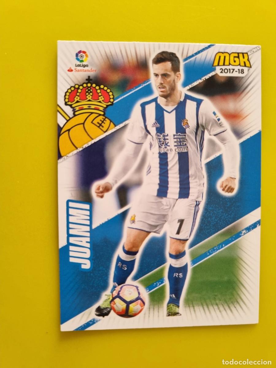 Fu&szlig;ball-Sticker: CROMO FUTBOL MEGACRACKS 448 JUANMI REAL SOCIEDAD 17 18 2017 2018 AR1026