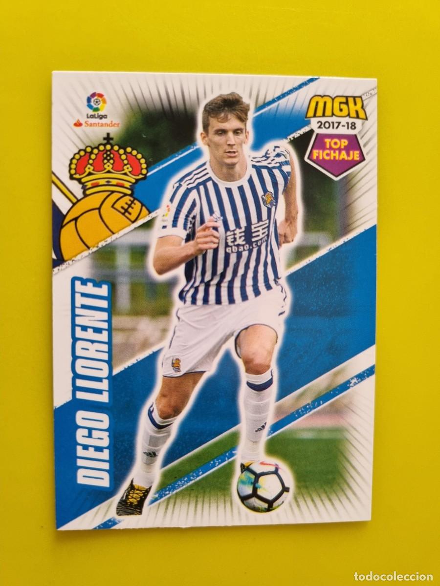 Fu&szlig;ball-Sticker: CROMO FUTBOL MEGACRACKS 451 DIEGO LLORENTE REAL SOCIEDAD 17 18 2017 2018 AR1026