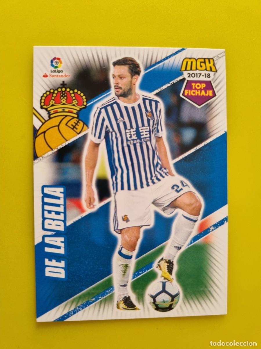 Fu&szlig;ball-Sticker: CROMO FUTBOL MEGACRACKS 453 DE LA BELLA REAL SOCIEDAD 17 18 2017 2018 AR1026