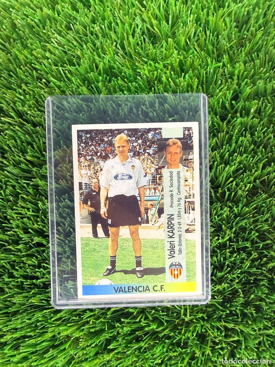 Fu&szlig;ball-Sticker: N&ordm; 373 Valeri Karpin &Uacute;ltimos Fichajes Valencia CF Liga 96 97