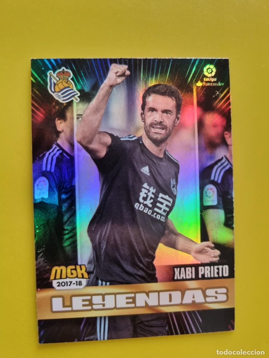 Fu&szlig;ball-Sticker: CROMO FUTBOL MEGACRACKS 456 XABI PRIETO LEYENDAS REAL SOCIEDAD 17 18 2017 2018 AR1026