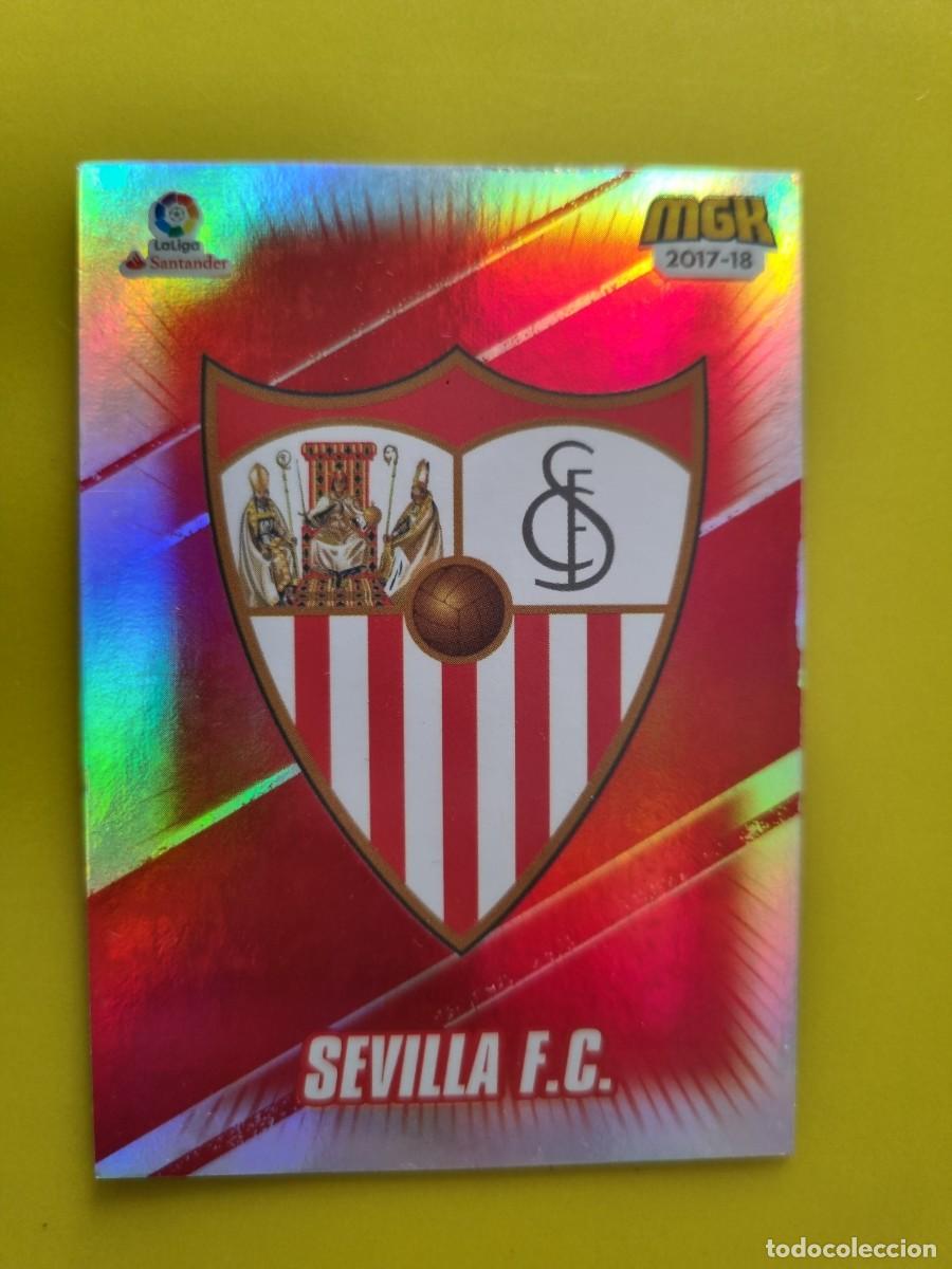 Cromos de Futebol: CROMO FUTBOL MEGACRACKS 460 ESCUDO SEVILLA FC 17 18 2017 2018 AR1026