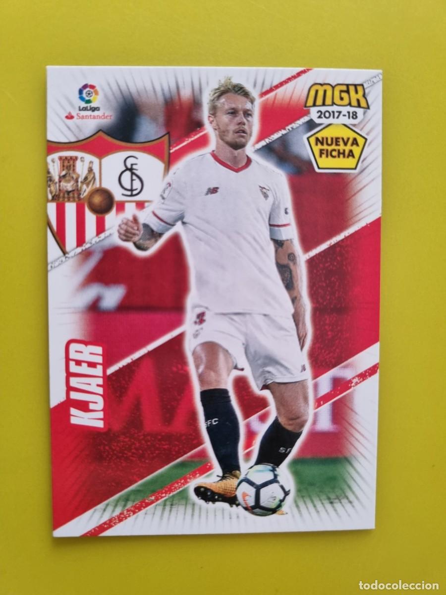 Fu&szlig;ball-Sticker: CROMO FUTBOL MEGACRACKS 466 BIS KJAER SEVILLA FC 17 18 2017 2018 AR1026