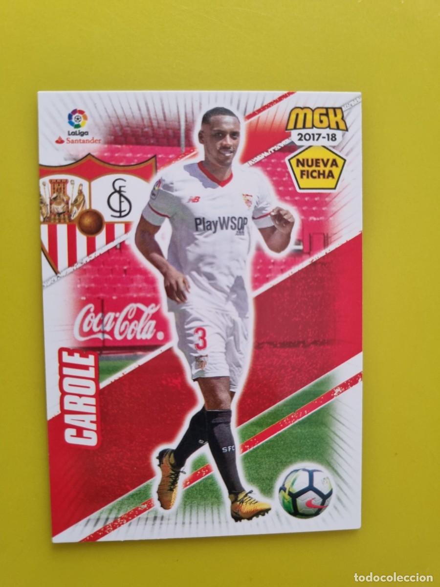 Fu&szlig;ball-Sticker: CROMO FUTBOL MEGACRACKS 468 BIS CAROLE SEVILLA FC 17 18 2017 2018 AR1026