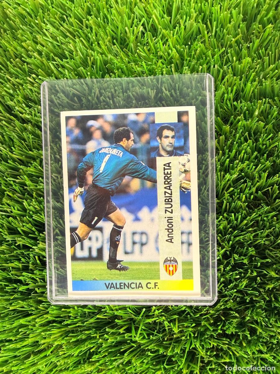 Fu&szlig;ball-Sticker: N&ordm; 17 Andoni Zubizarreta Valencia CF Liga 96 97