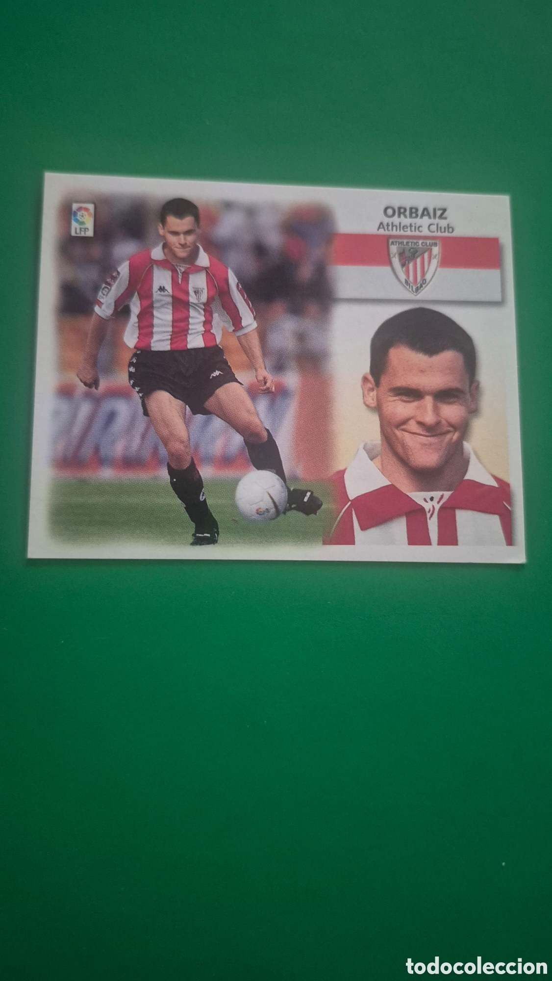 Cromos de f&uacute;tbol: ORBAIZ ATHLETIC CLUB DE BILBAO FICHAJE 3 LIGA ESTE 1999 2000 99 00 NUNCA PEGADO SIN PEGAR
