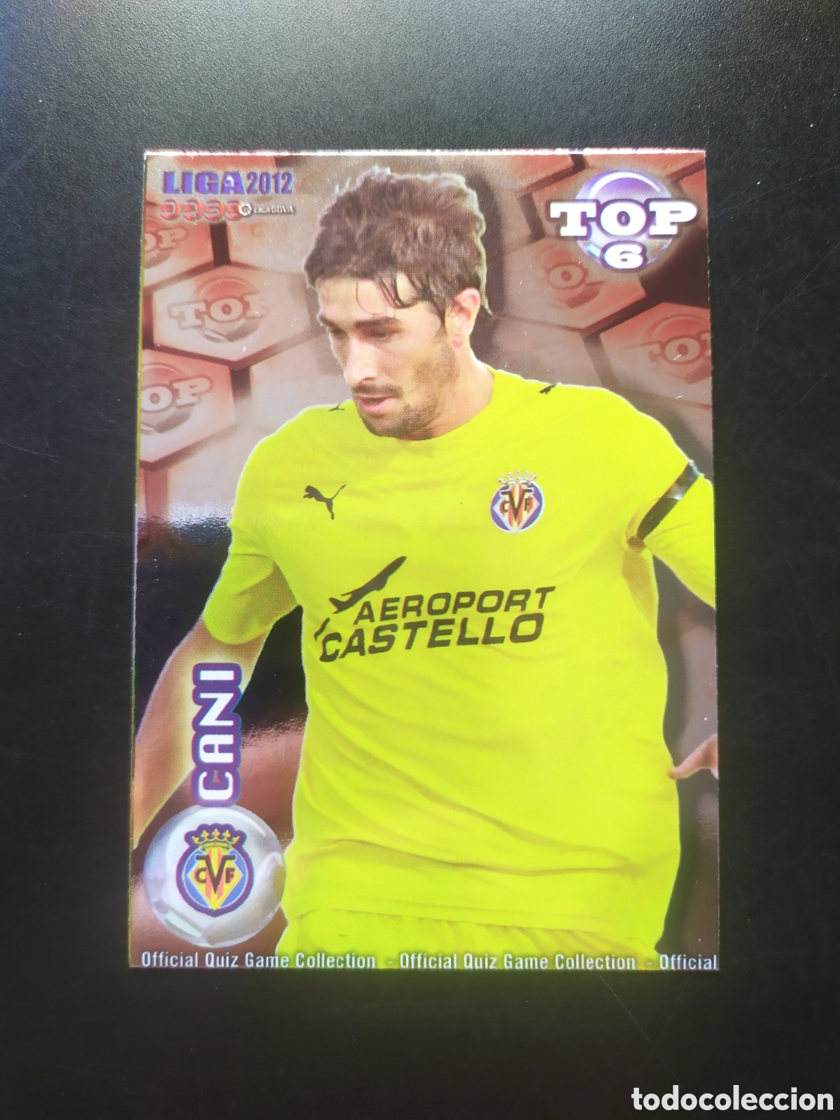 Cromos de f&uacute;tbol: Mundicromo fichas Liga 2011 2012 11 12 Cani top brillo rojo n&deg; 589 Villarreal