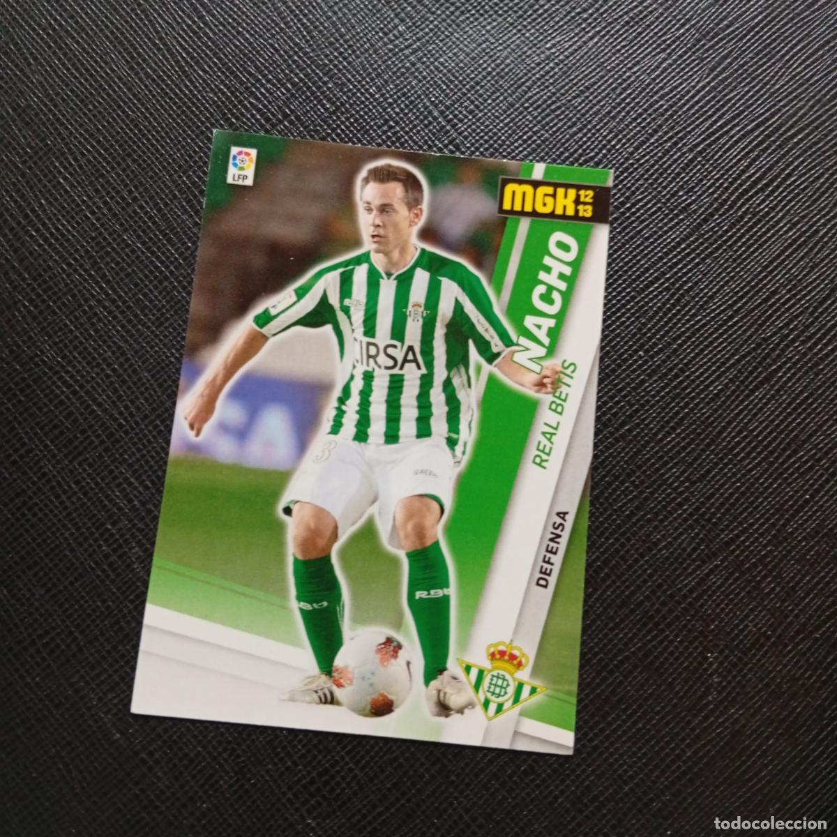 Cromos de f&uacute;tbol: 62 NACHO REAL BETIS MEGACRACKS 2012 2013 CROMO 12 13 FUTBOL LIGA - A201 PG23