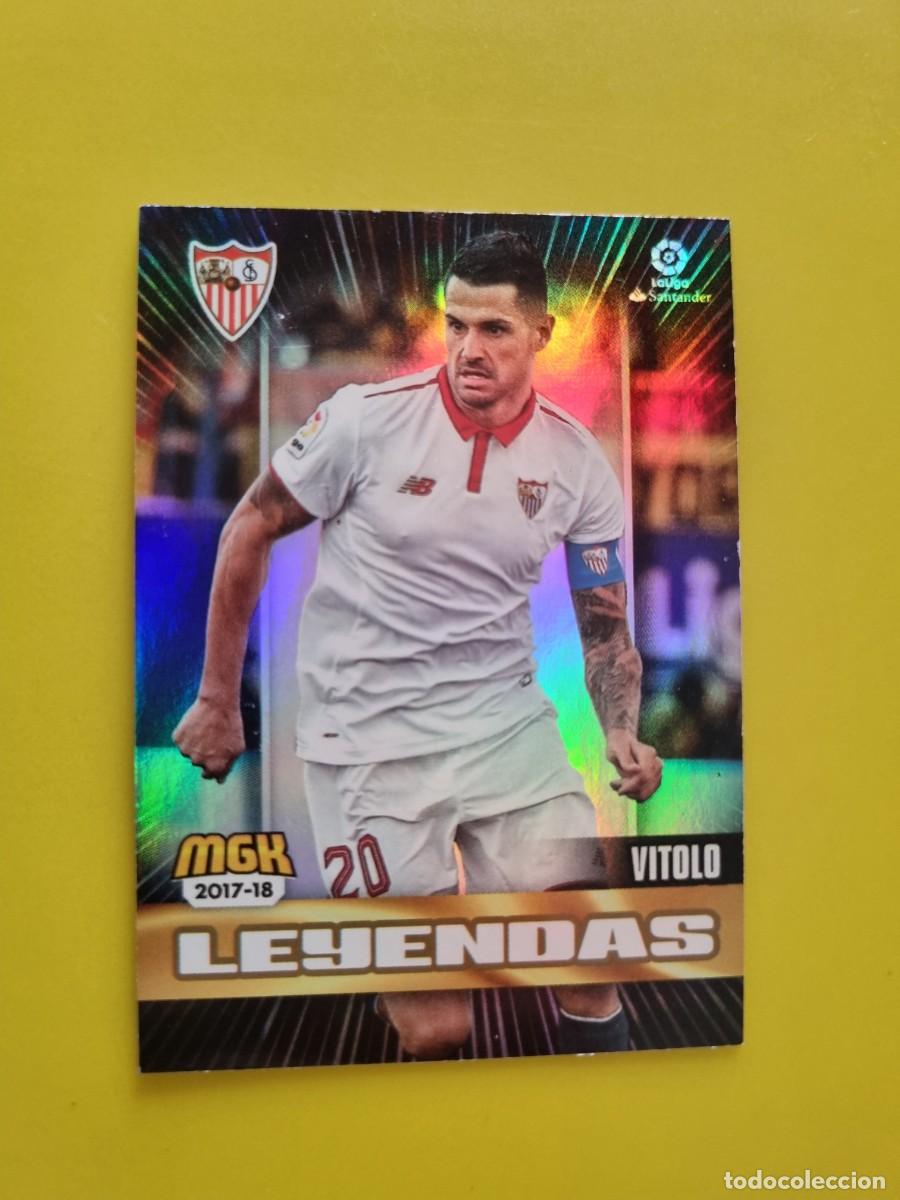 Cromos de f&uacute;tbol: CROMO FUTBOL MEGACRACKS 483 VITOLO LEYENDAS SEVILLA FC 17 18 2017 2018 AR1026