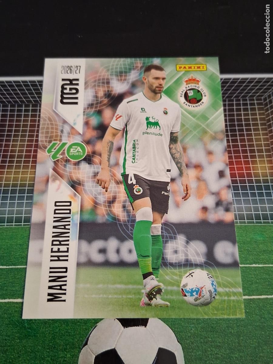 Cromos de f&uacute;tbol: 278 MANU HERNANDO RACING DE SANTANDER CROMOS MEGACRACKS MGK LIGA FUTBOL PANINI 2026 2027 26 27