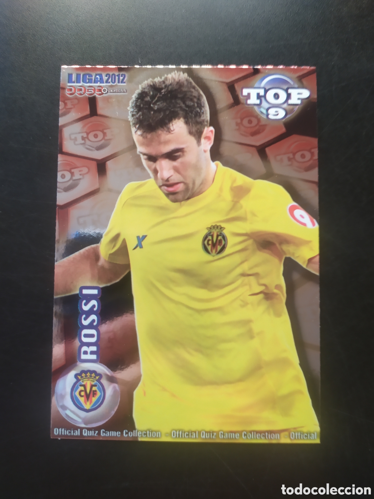 Cromos de f&uacute;tbol: Mundicromo fichas Liga 2011 2012 11 12 Rossi top brillo rojo n&deg; 628 Villarreal