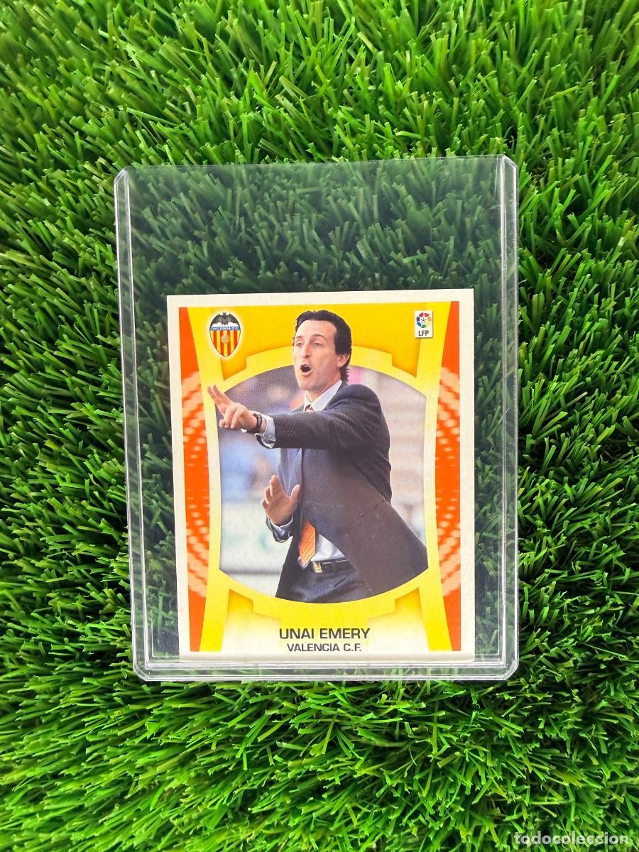 Cromos de f&uacute;tbol: Unai Emery Entrenador Valencia CF Liga Este 09 10