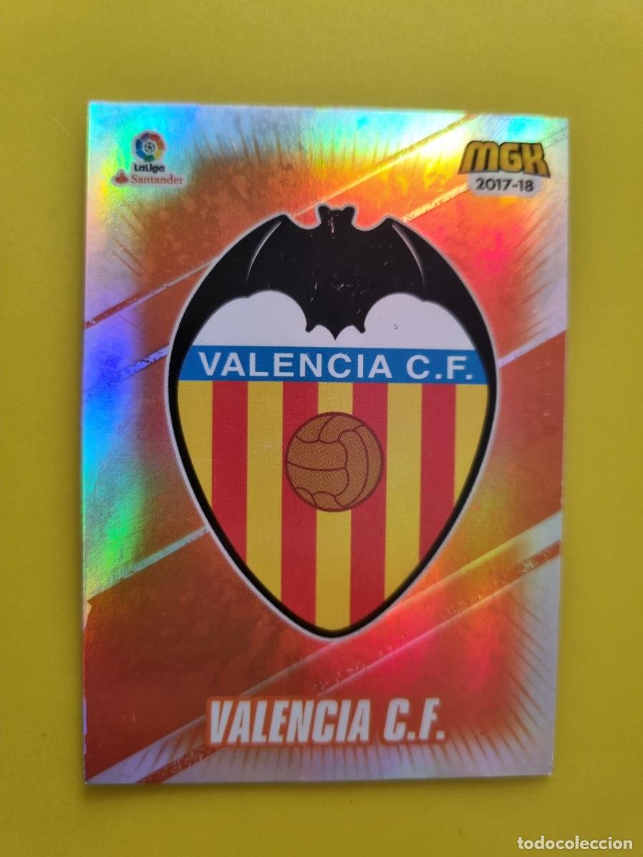 Cromos de f&uacute;tbol: CROMO FUTBOL MEGACRACKS 487 ESCUDO VALENCIA CF 17 18 2017 2018 AR1026