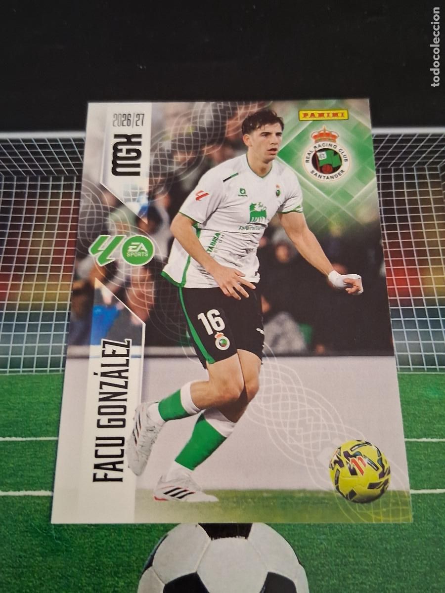 Cromos de f&uacute;tbol: 276 FACU GONZALEZ RACING DE SANTANDER CROMOS MEGACRACKS MGK LIGA FUTBOL PANINI 2026 2027 26 27