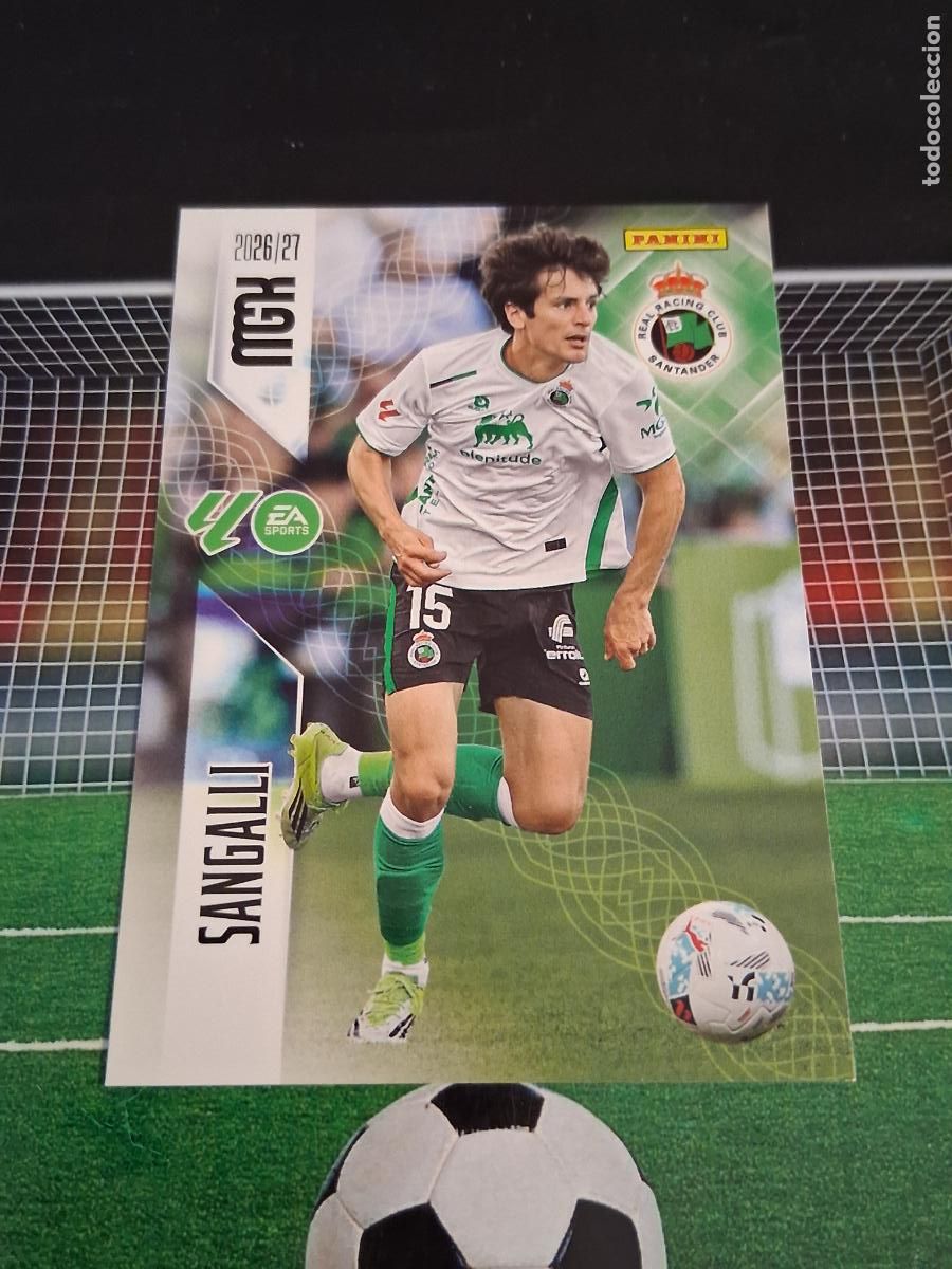 Cartes &agrave; collectionner de Football: 275 SANGALLI RACING DE SANTANDER CROMOS MEGACRACKS MGK LIGA FUTBOL PANINI 2026 2027 26 27