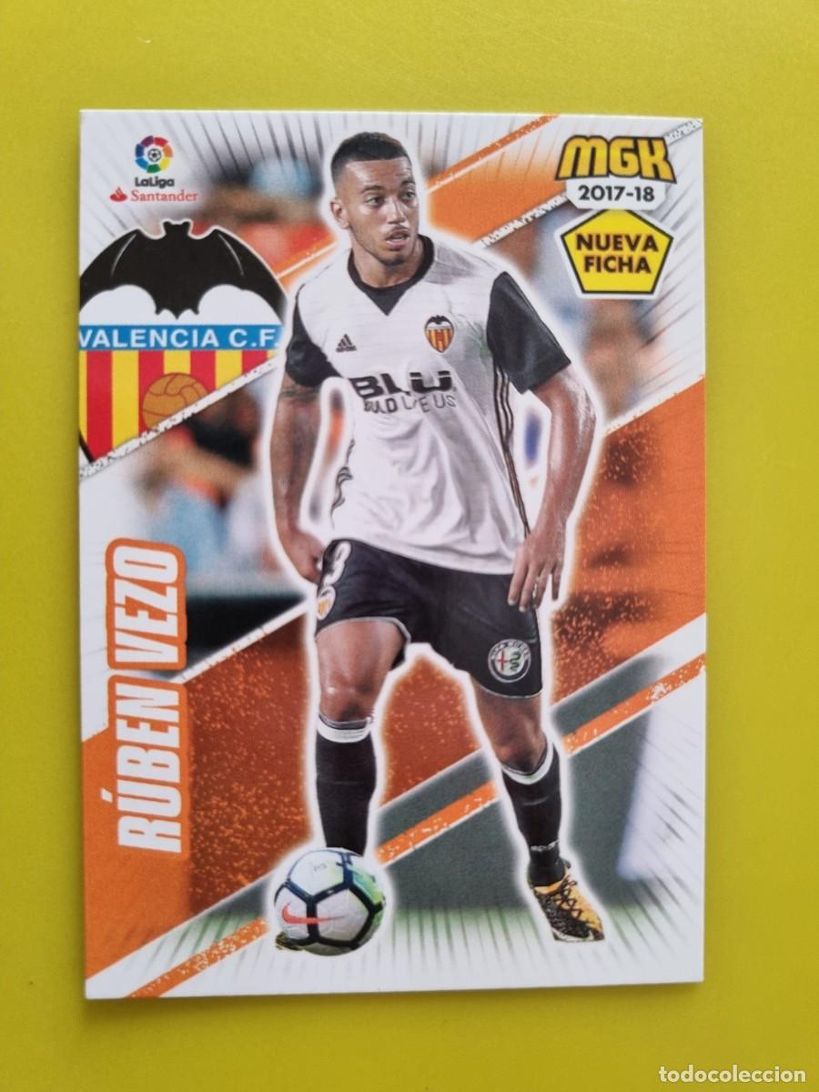 Cromos de f&uacute;tbol: CROMO FUTBOL MEGACRACKS 490 BIS RUBEN VEZO VALENCIA CF 17 18 2017 2018 AR1026