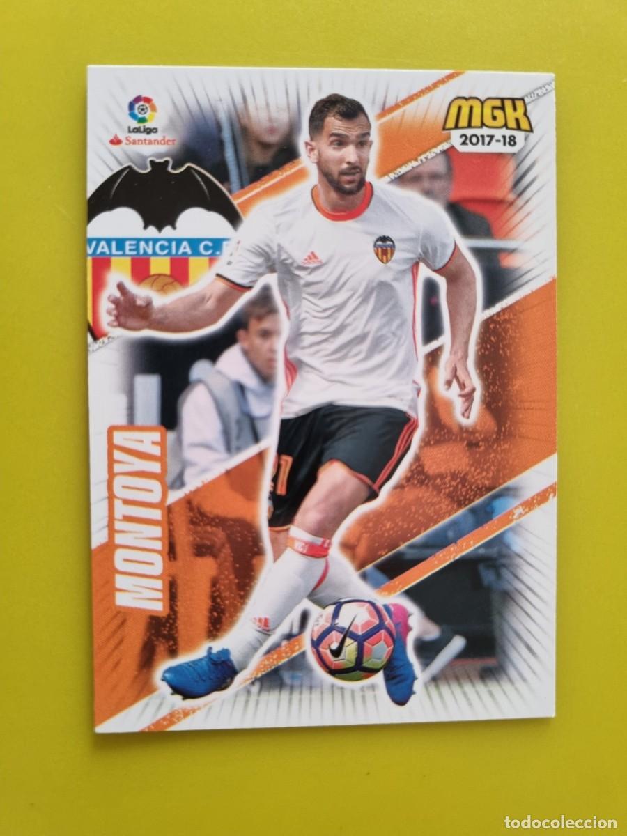 Cromos de f&uacute;tbol: CROMO FUTBOL MEGACRACKS 491 MONTOYA VALENCIA CF 17 18 2017 2018 AR1026