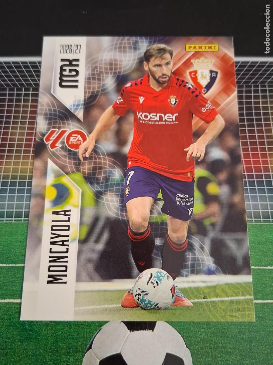 Cromos de f&uacute;tbol: 263 MONCAYOLA OSASUNA CROMOS MEGACRACKS MGK LIGA FUTBOL PANINI 2026 2027 26 27