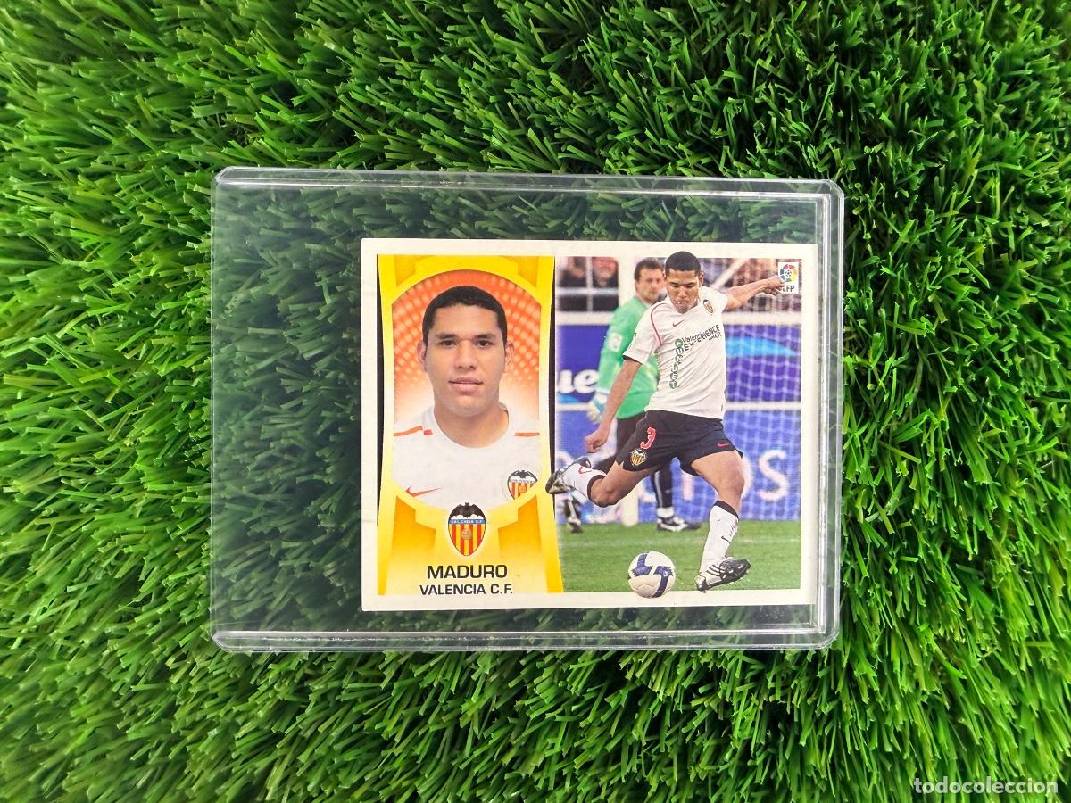 Cromos de f&uacute;tbol: N&ordm; 4A Maduro Valencia CF Liga Este 09 10