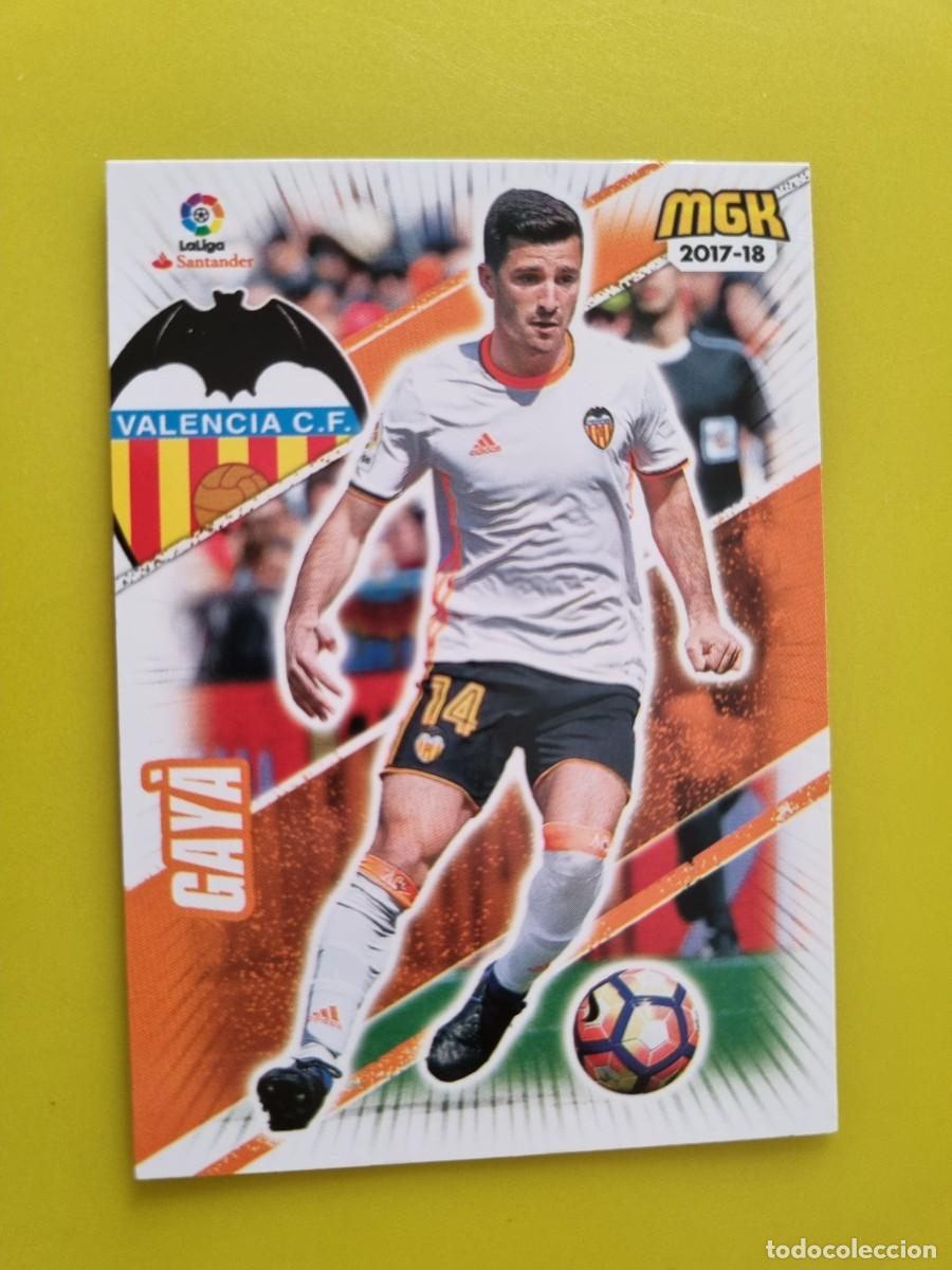Fu&szlig;ball-Sticker: CROMO FUTBOL MEGACRACKS 494 GAYA VALENCIA CF 17 18 2017 2018 AR1026
