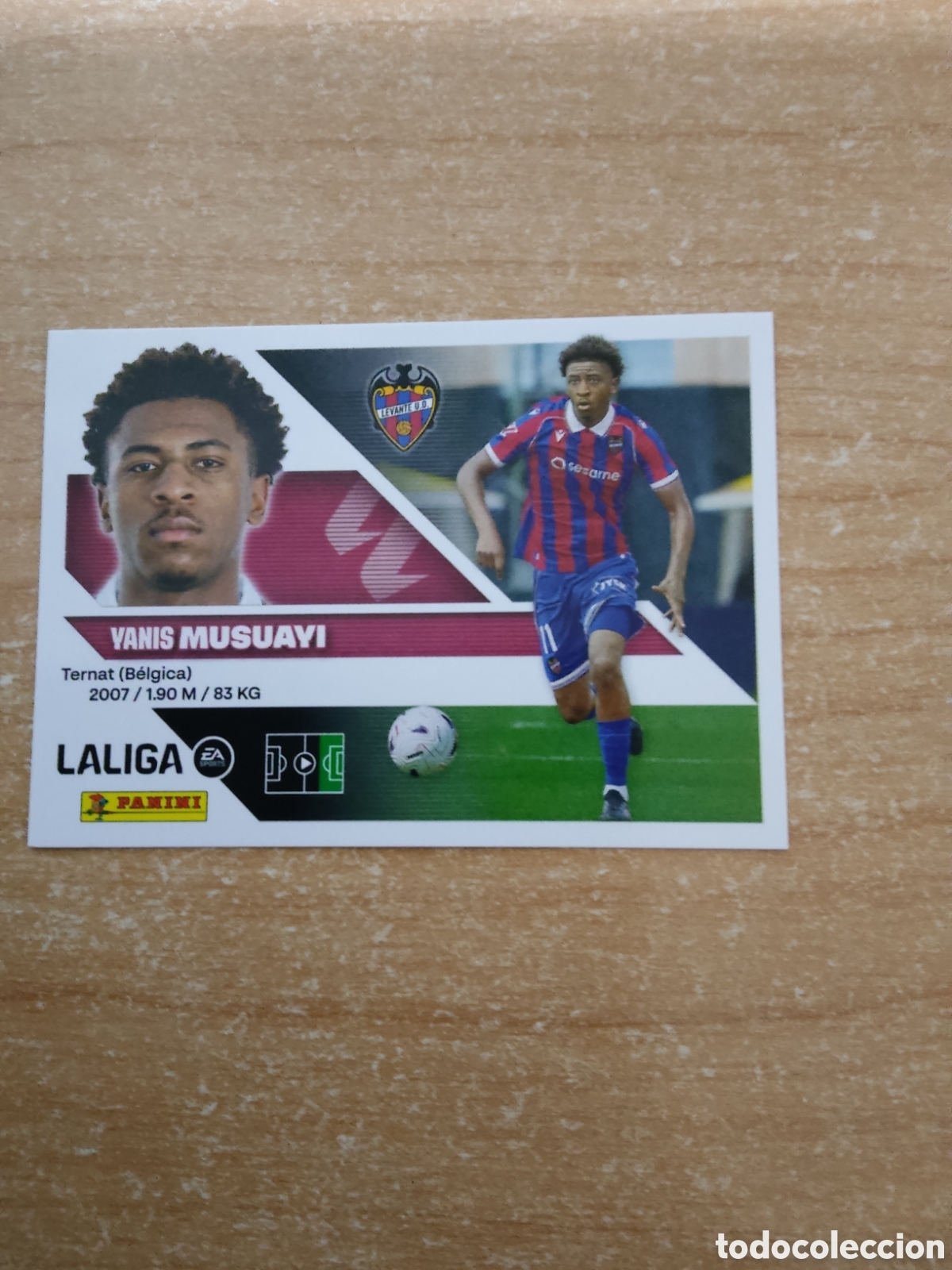 Fu&szlig;ball-Sticker: 20 BIS MUSUAYI LEVANTE LIGA ESTE 2026 2027