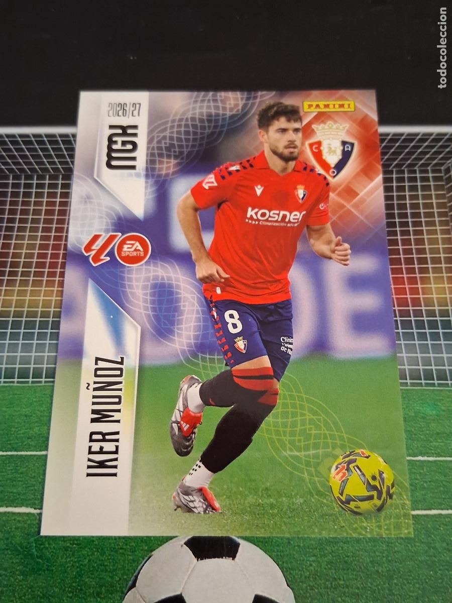Fu&szlig;ball-Sticker: 261 IKER MU&Ntilde;OZ OSASUNA CROMOS MEGACRACKS MGK LIGA FUTBOL PANINI 2026 2027 26 27