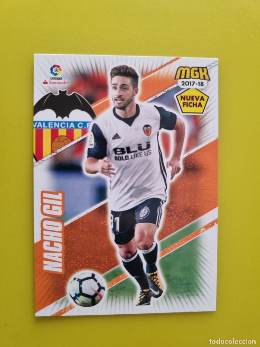 Fu&szlig;ball-Sticker: CROMO FUTBOL MEGACRACKS 496 BIS NACHO GIL VALENCIA CF 17 18 2017 2018 AR1026