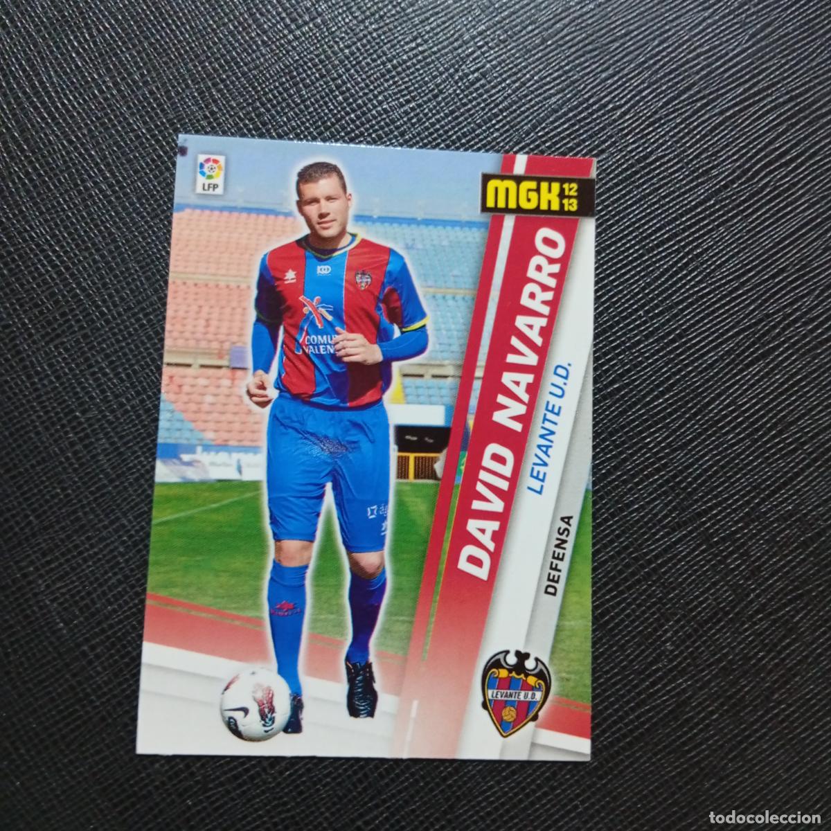 Cromos de f&uacute;tbol: 168 DAVID NAVARRO LEVANTE MEGACRACKS 2012 2013 CROMO 12 13 FUTBOL LIGA - A201 PG30