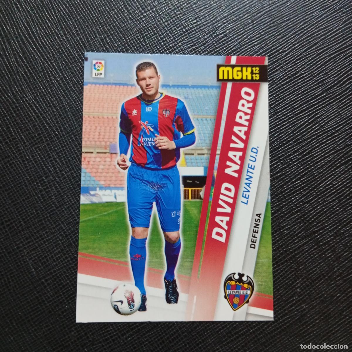 Cromos de f&uacute;tbol: 168 DAVID NAVARRO LEVANTE MEGACRACKS 2012 2013 CROMO 12 13 FUTBOL LIGA - A201 PG30 B