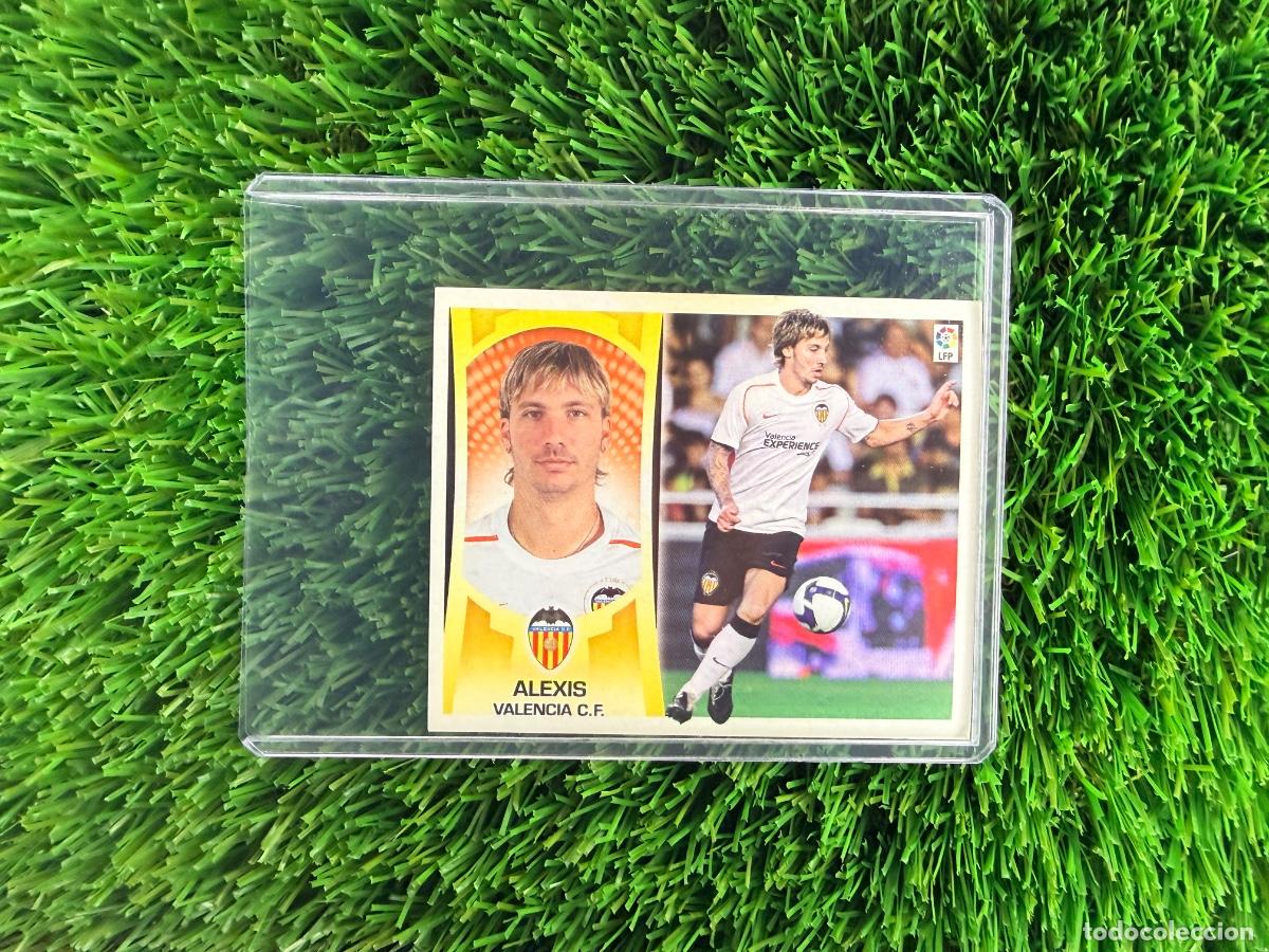 Football Stickers: N&ordm; 6 Alexis Valencia CF Liga Este 09 10