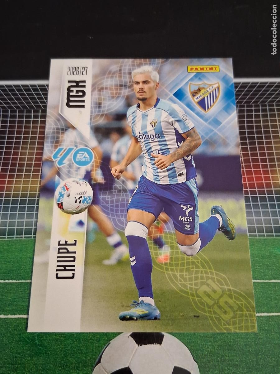 Cartes &agrave; collectionner de Football: 252 CHUPE MALAGA CROMOS MEGACRACKS MGK LIGA FUTBOL PANINI 2026 2027 26 27