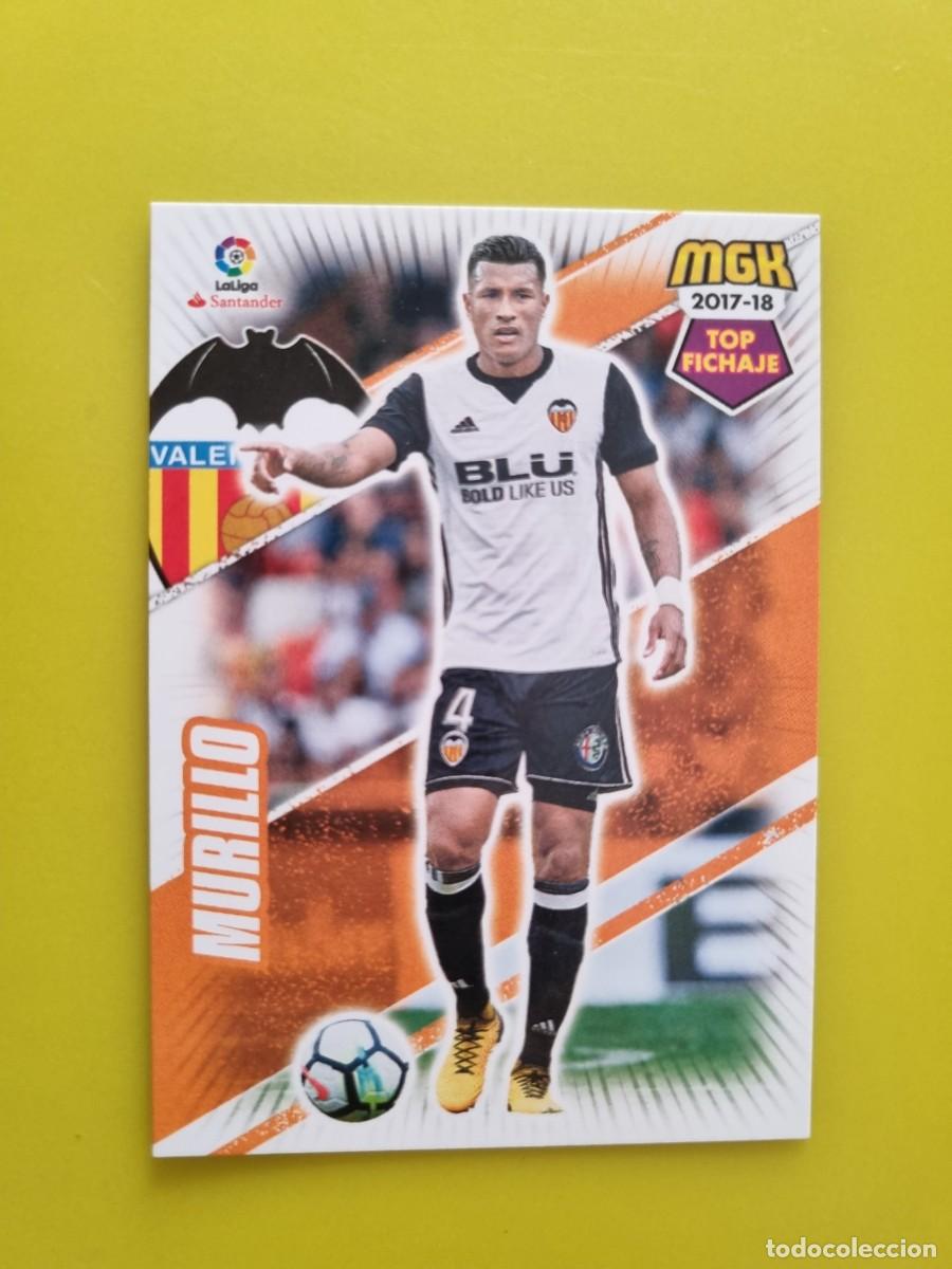 Cromos de f&uacute;tbol: CROMO FUTBOL MEGACRACKS 505 MURILLO VALENCIA CF 17 18 2017 2018 AR1026