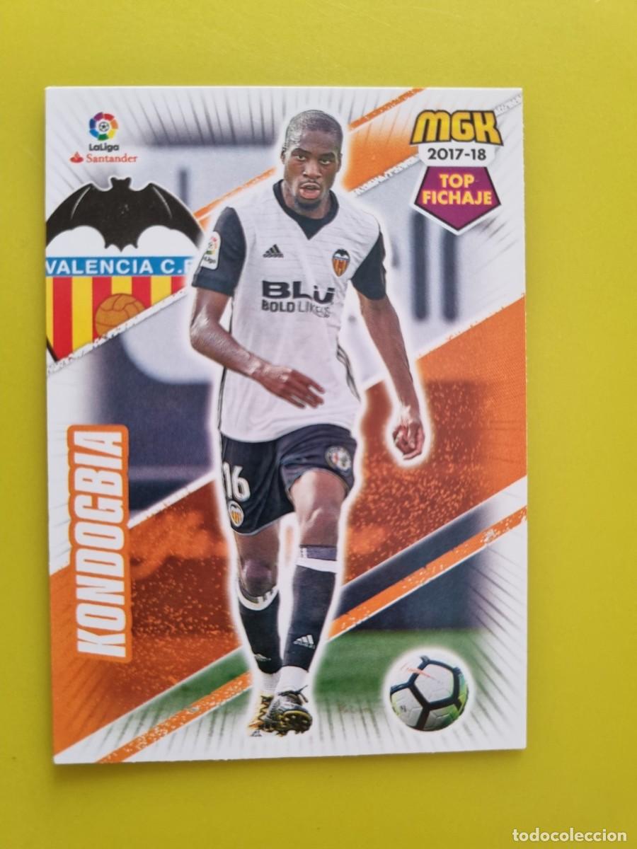 Cromos de f&uacute;tbol: CROMO FUTBOL MEGACRACKS 506 KONDOGBIA VALENCIA CF 17 18 2017 2018 AR1026