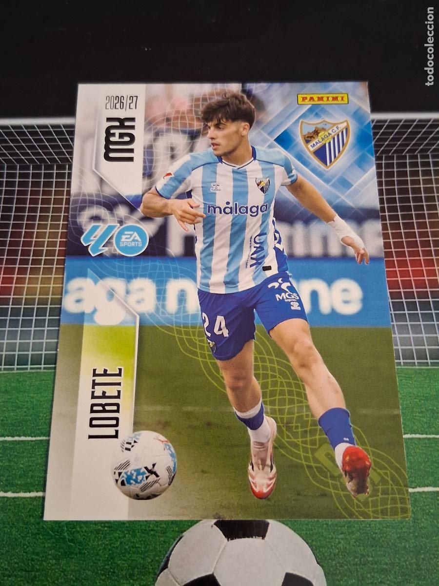 Cromos de f&uacute;tbol: 249 LOBETE MALAGA CROMOS MEGACRACKS MGK LIGA FUTBOL PANINI 2026 2027 26 27