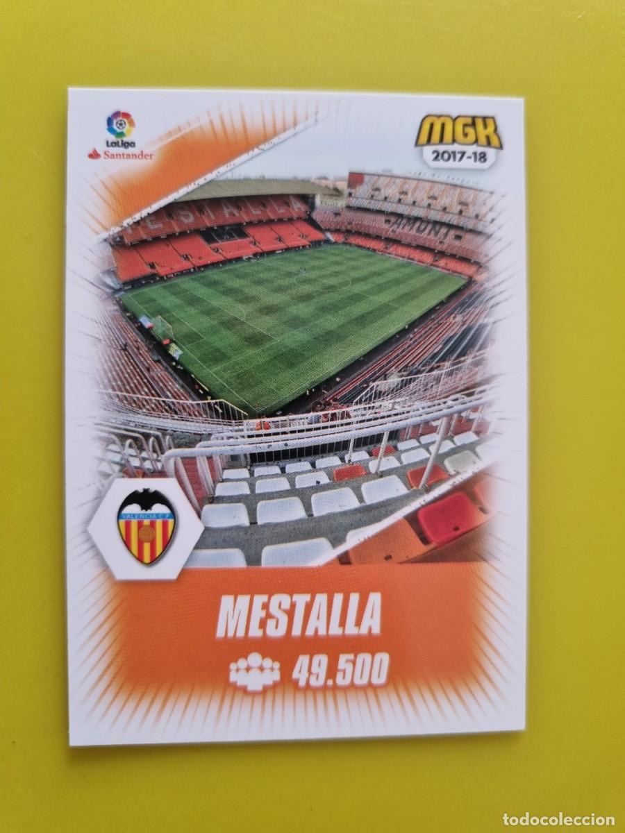 Cromos de f&uacute;tbol: CROMO FUTBOL MEGACRACKS 508 ESTADIO MESTALLA VALENCIA CF 17 18 2017 2018 AR1026
