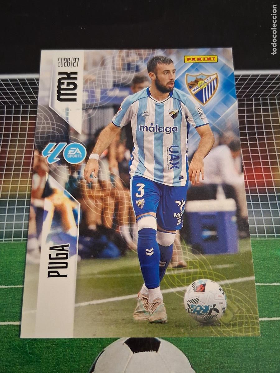 Cromos de f&uacute;tbol: 238 PUGA MALAGA CROMOS MEGACRACKS MGK LIGA FUTBOL PANINI 2026 2027 26 27