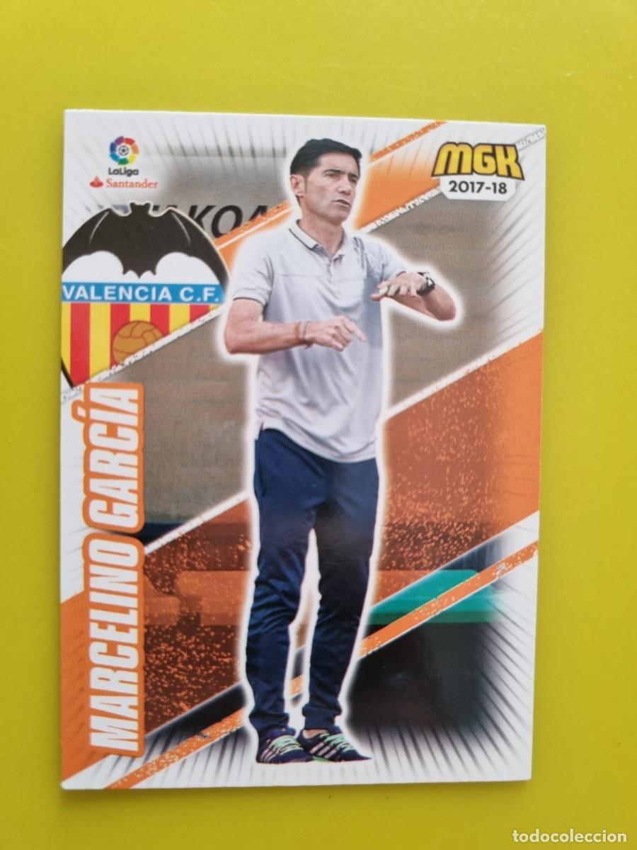 Cromos de f&uacute;tbol: CROMO FUTBOL MEGACRACKS 509 MARCELINO GARCIA ENTRENADOR VALENCIA CF 17 18 2017 2018 AR1026
