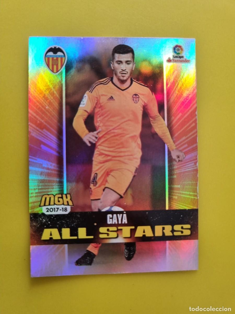 Cromos de f&uacute;tbol: CROMO FUTBOL MEGACRACKS 511 GAYA ALL STARS VALENCIA CF 17 18 2017 2018 AR1026