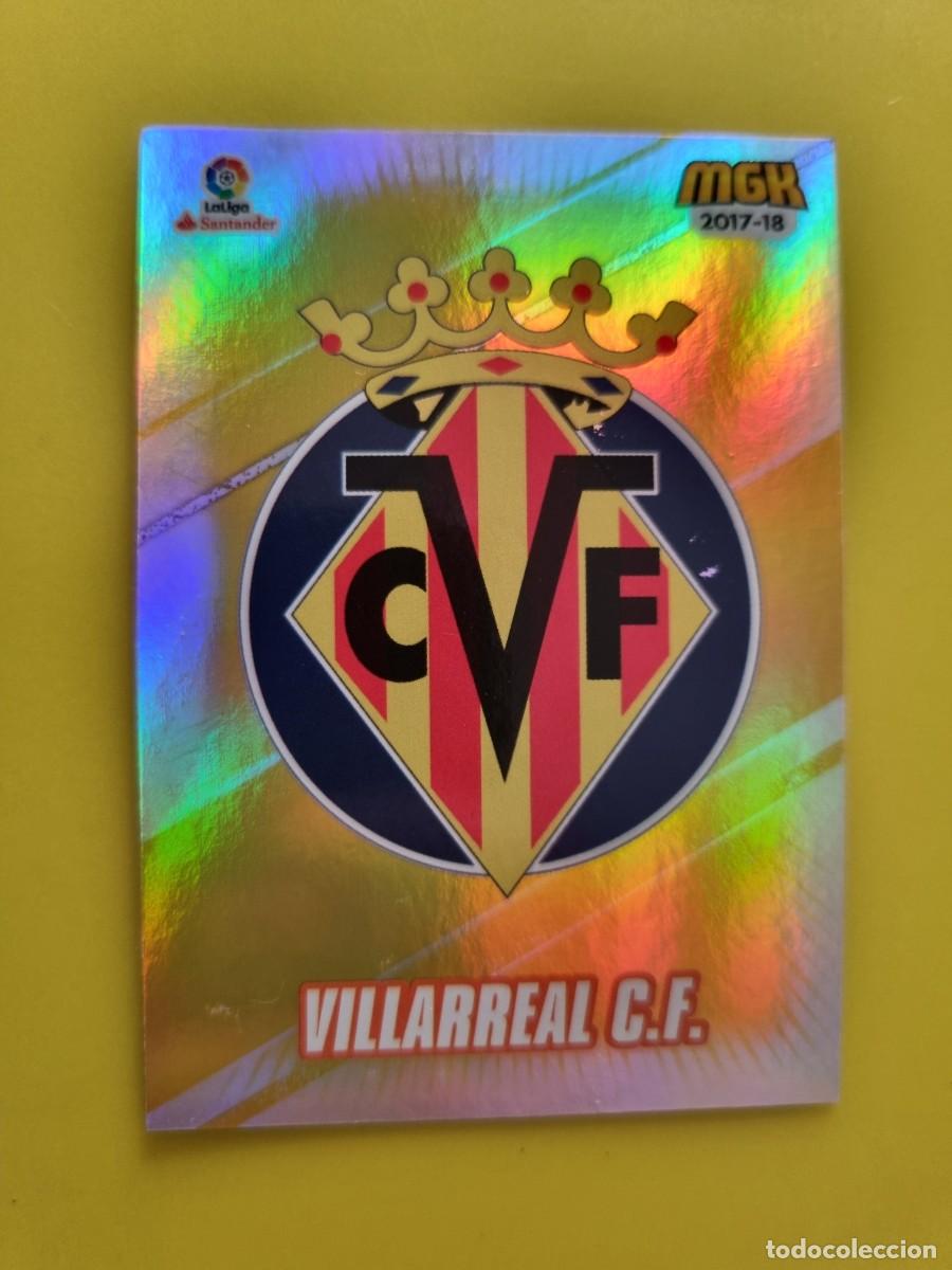 Figurine di Calcio: CROMO FUTBOL MEGACRACKS 514 ESCUDO VILLARREAL CF 17 18 2017 2018 AR1026