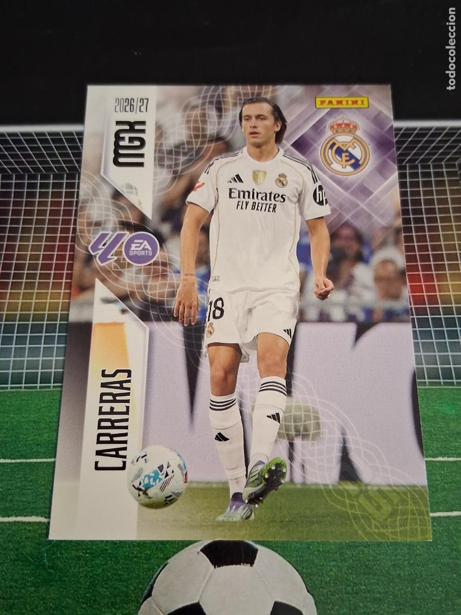 Cartes &agrave; collectionner de Football: 224 CARRERAS REAL MADRID CROMOS MEGACRACKS MGK LIGA FUTBOL PANINI 2026 2027 26 27
