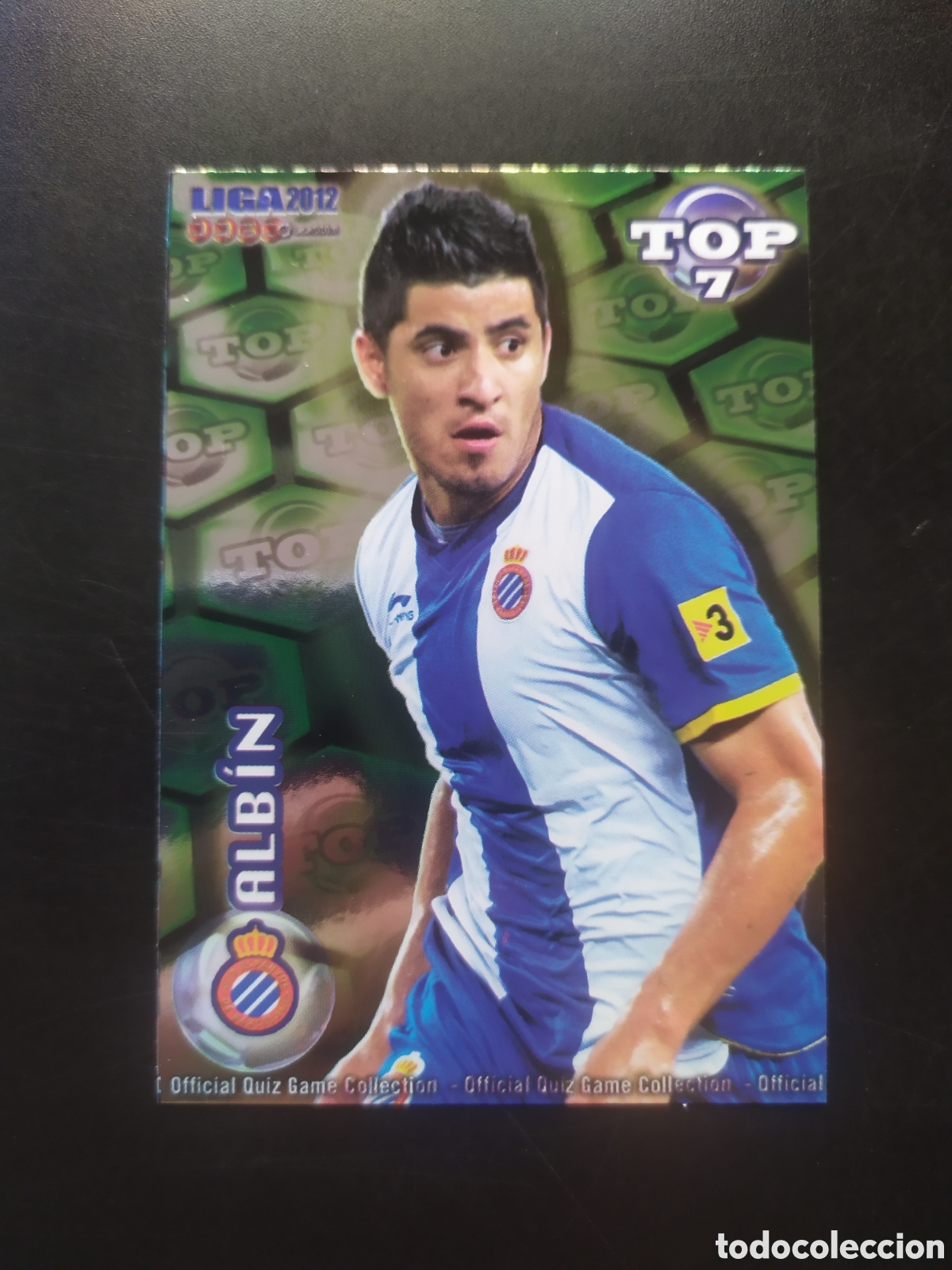 Cartes &agrave; collectionner de Football: Mundicromo fichas Liga 2011 2012 11 12 Albin top brillo verde n&deg; 600 Espanyol