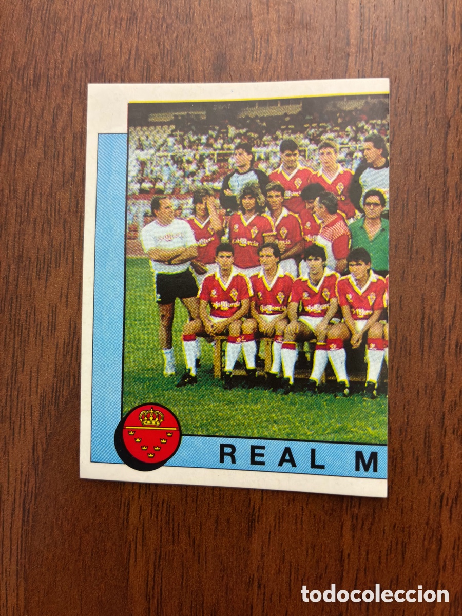Cromos de f&uacute;tbol: Cromo Real Murcia (Plantilla) n&ordm; 251 - F&uacute;tbol 88 Panini (1987/88) - Sin Pegar / Excelente Estado