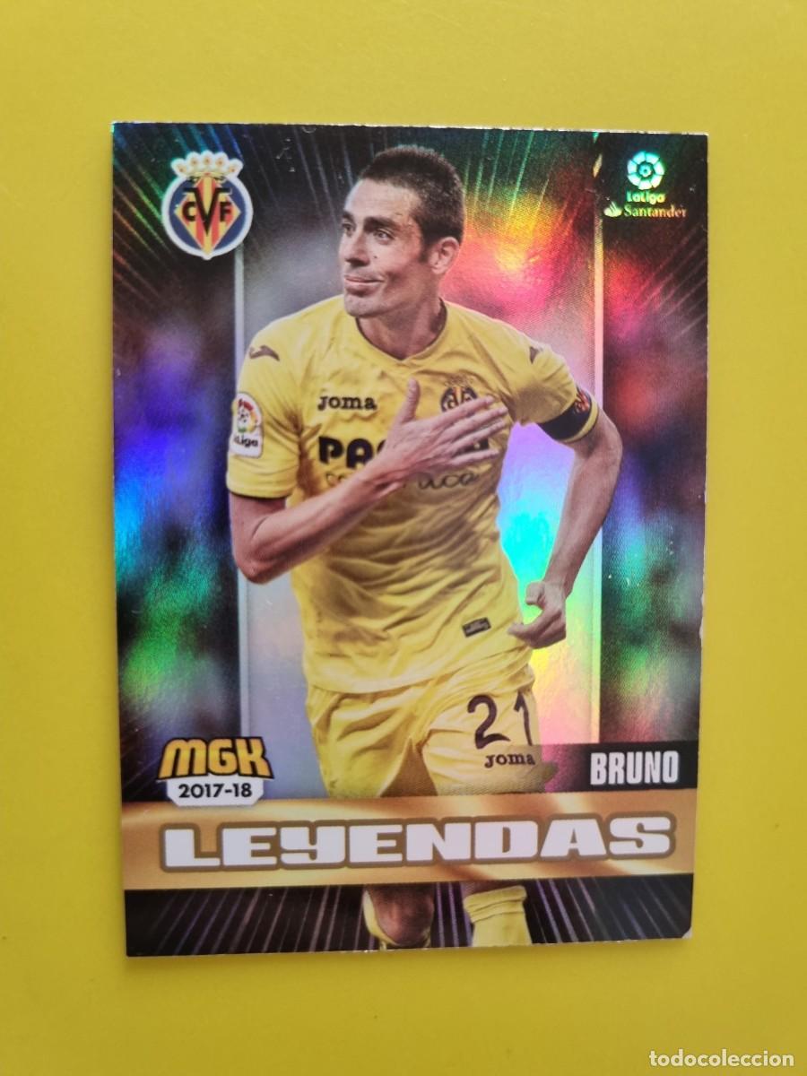 Cromos de f&uacute;tbol: CROMO FUTBOL MEGACRACKS 537 BRUNO LEYENDAS VILLARREAL CF 17 18 2017 2018 AR1026
