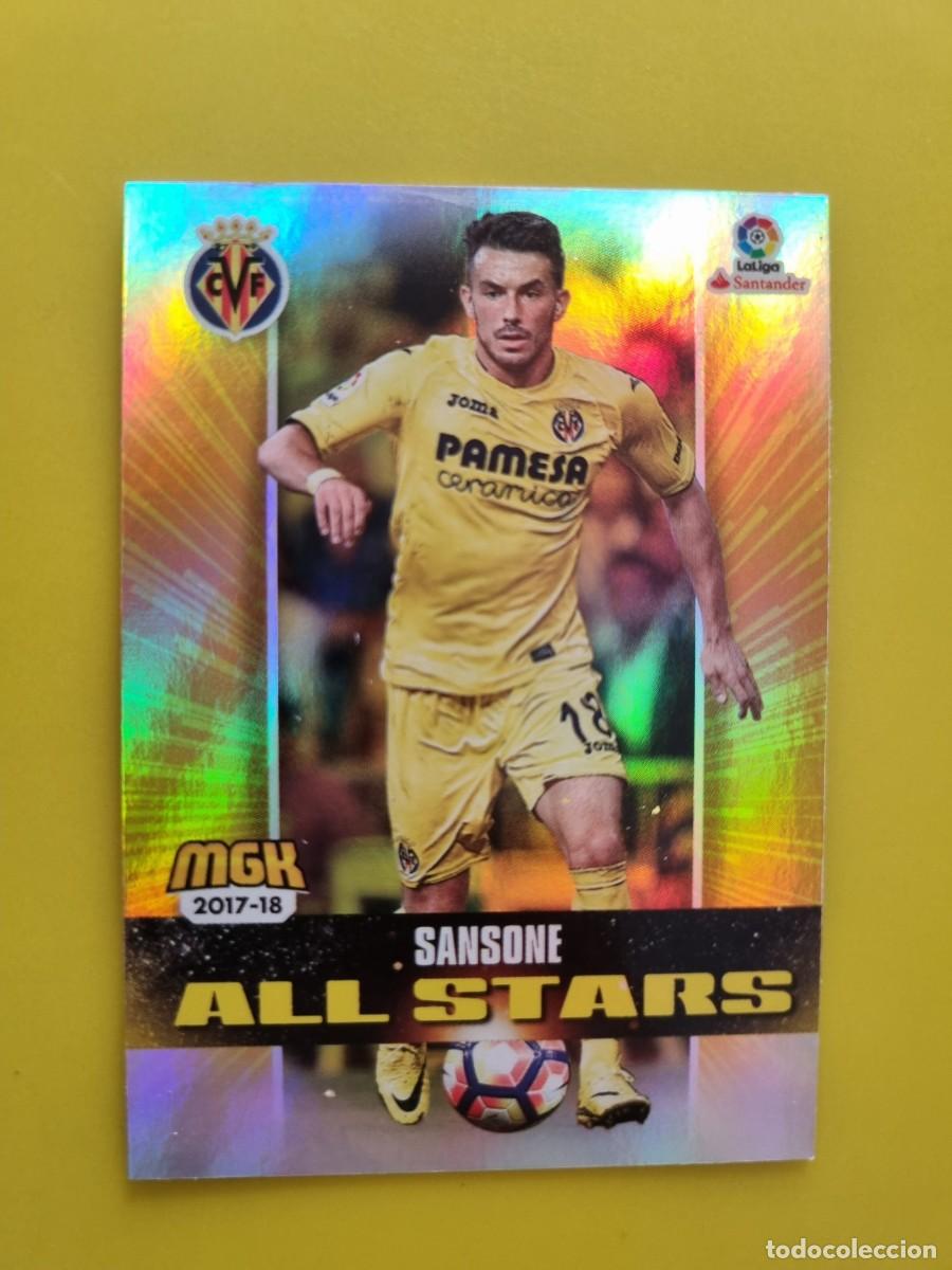 Cromos de f&uacute;tbol: CROMO FUTBOL MEGACRACKS 539 SANSONE ALL STARS VILLARREAL CF 17 18 2017 2018 AR1026