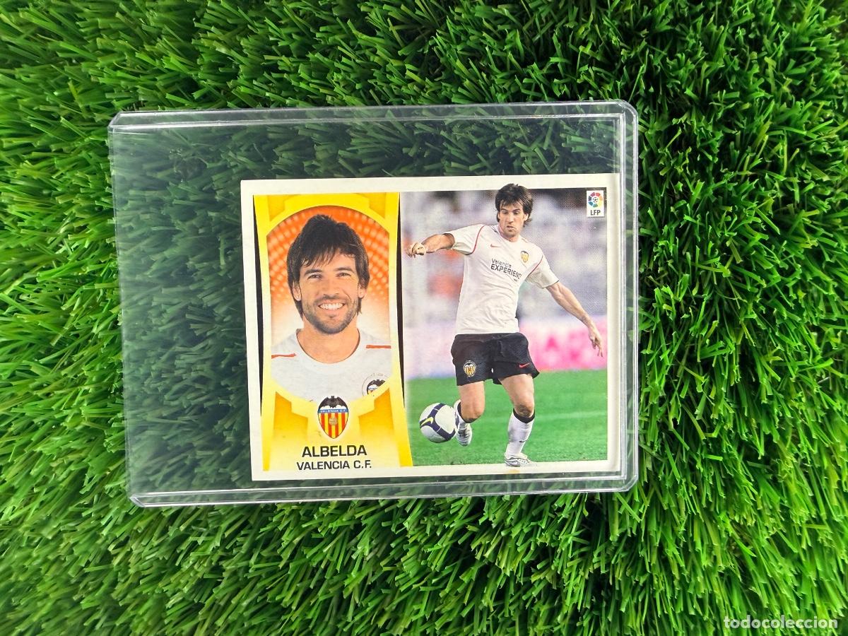 Cromos de f&uacute;tbol: N&ordm; 11 Albelda Valencia CF Liga Este 09 10