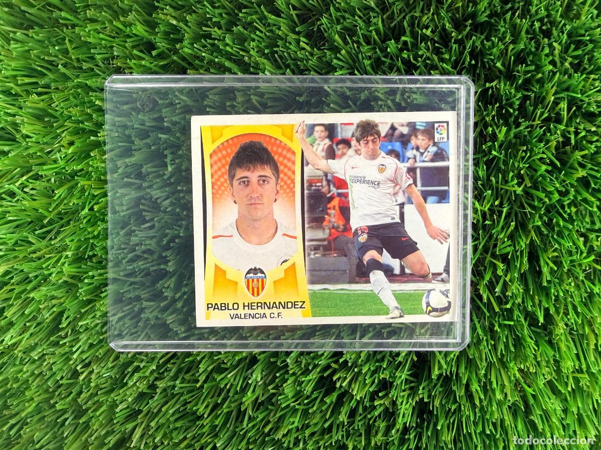 Cromos de f&uacute;tbol: N&ordm; 13 Pablo Hern&aacute;ndez Valencia CF Liga Este 09 10