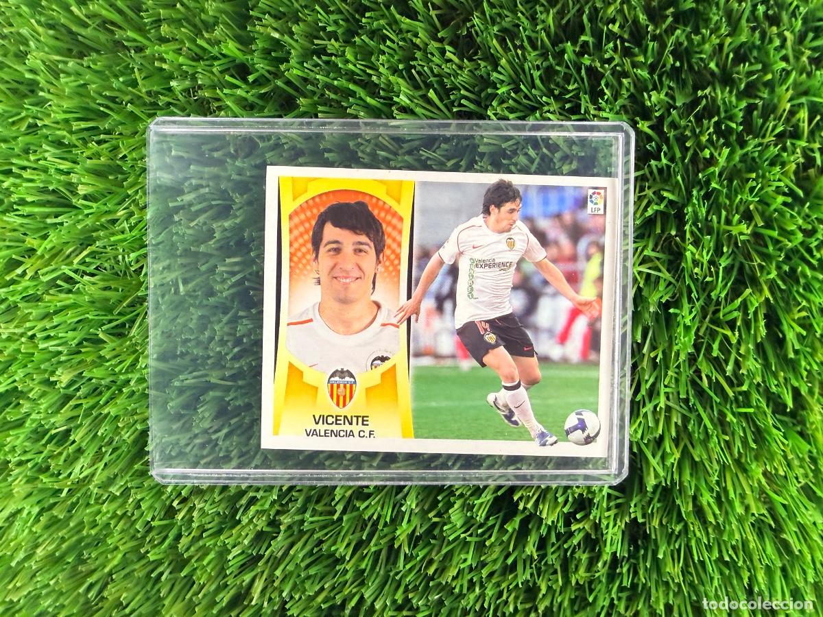 Cromos de f&uacute;tbol: N&ordm; 14B Vicente Valencia CF Liga Este 09 10
