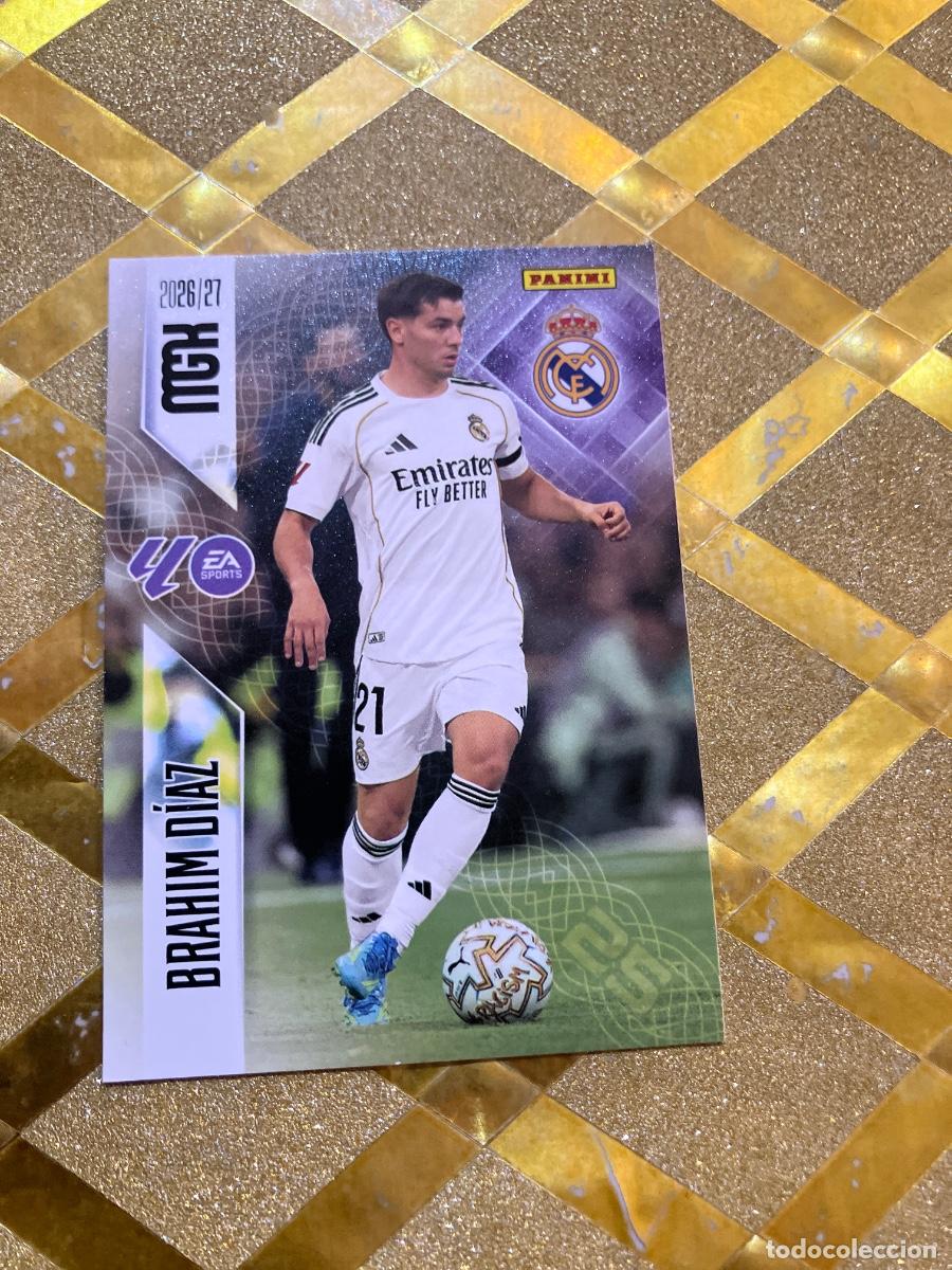 Cromos de f&uacute;tbol: CROMO DE FUTBOL NUMERO 230 BRAHIM DIAZ REAL MADRID LIGA 2026 2027 MEGACRAKS MGK PANINI !