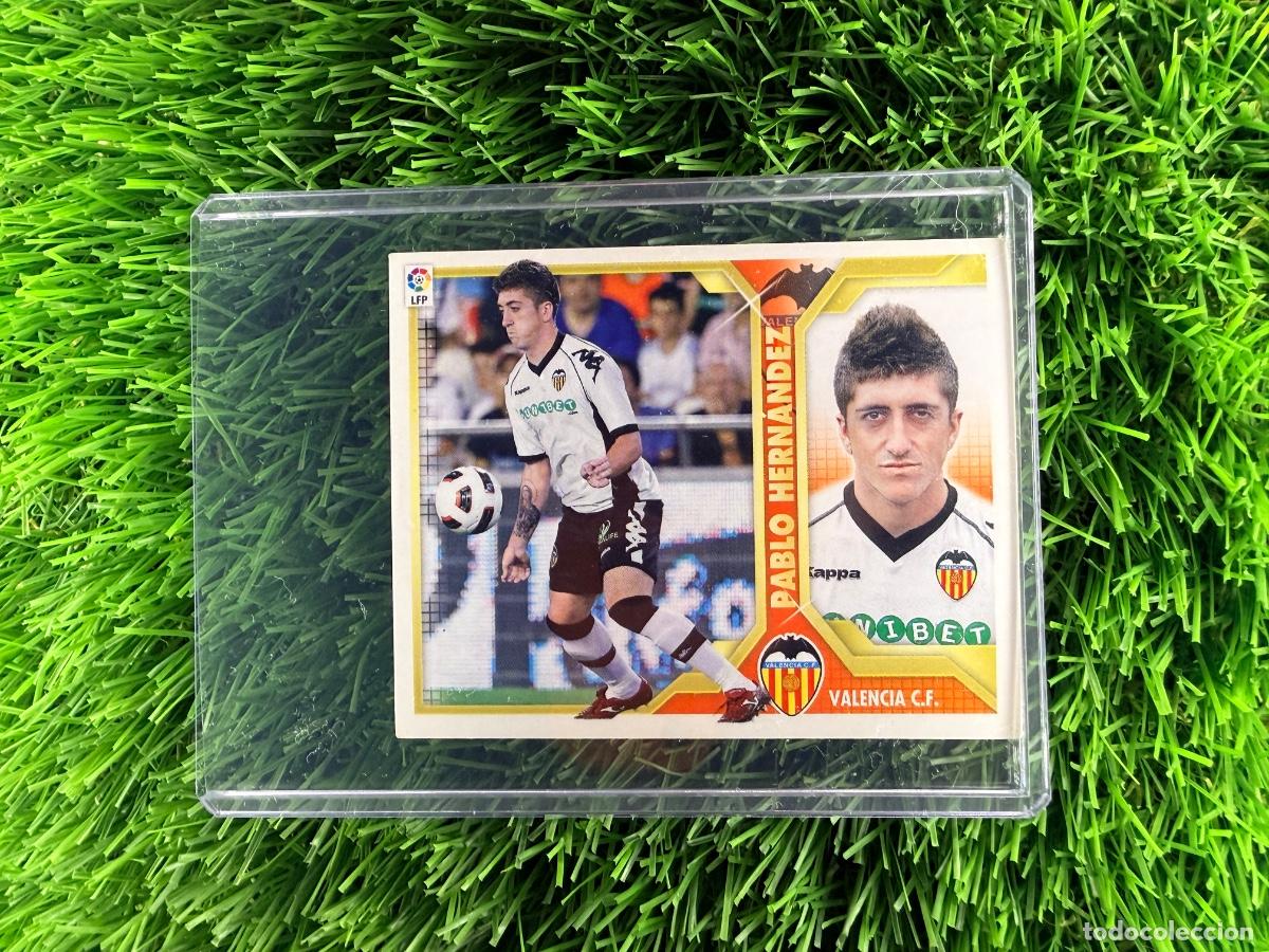 Cromos de f&uacute;tbol: N&ordm; 11 Pablo Hern&aacute;ndez Valencia CF Liga Este 11 12